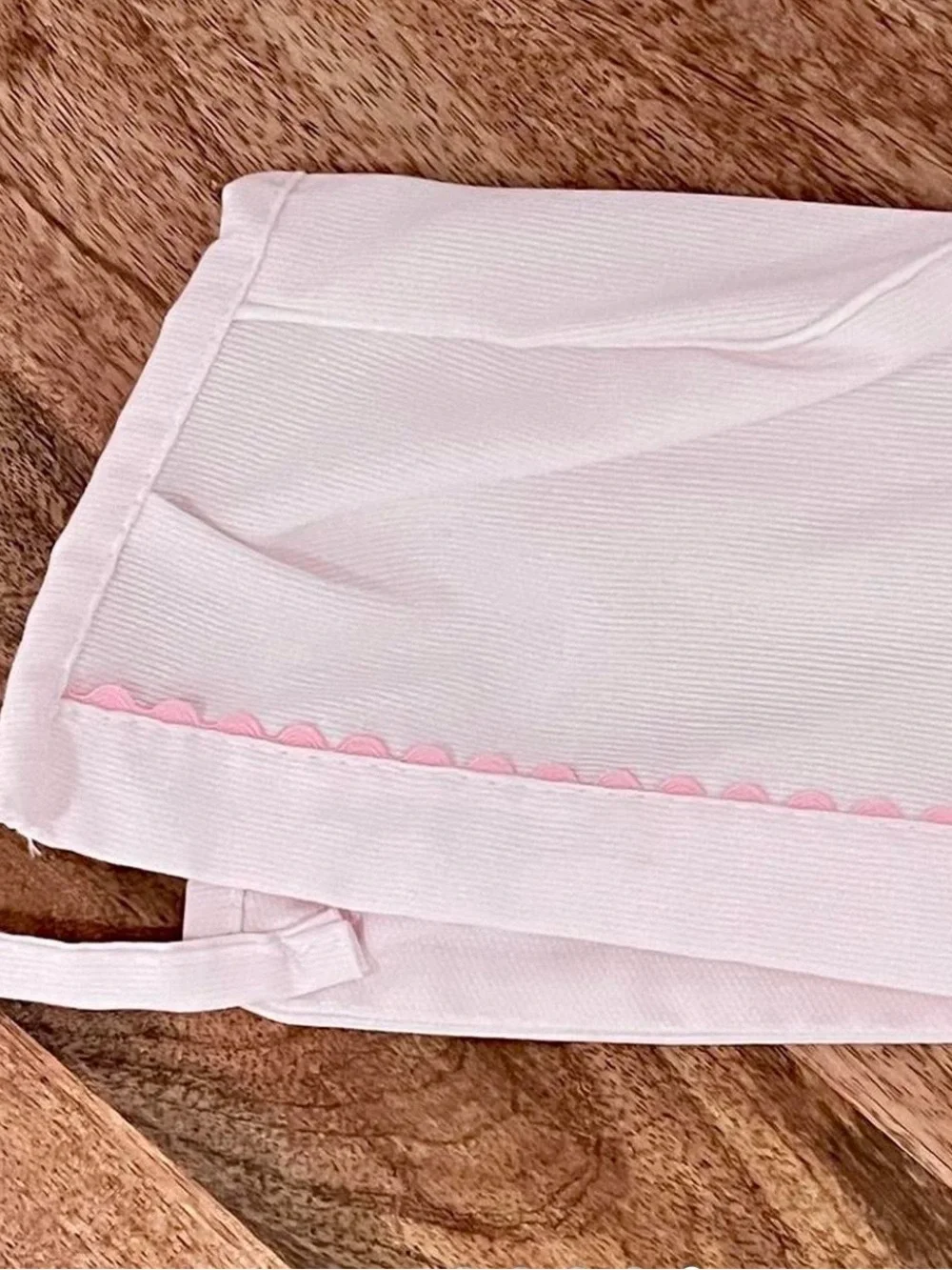 Classic Pink Baby 3 Dress Set with Ruffled Collar. 3 months